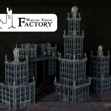 Hive City Spires Set - WargameTerrainFactory - Miniatures War Game Terrain & Scenery