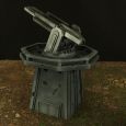 Warhamme 40k terrain orbital gun emplacement fortress tower turret 13