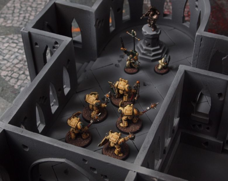 Warhammer 40k terrain cathedral deathwing chaos interior 3