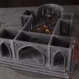 Warhammer 40k terrain cathedral deathwing chaos interior 8