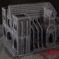 Warhammer 40k terrain cathedral side 1