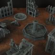 Warhammer 40k terrain fallout cityfight fountain