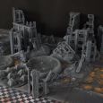 Warhammer 40k terrain fallout cityfight ruins craters 3