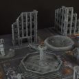 Warhammer 40k terrain fallout cityfight ruins fountain 1
