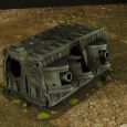 Warhammer 40k terrain grass wrecked cruiser gundeck 1