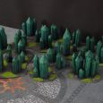 Warhammer 40k terrain necron set crystal crystals 2