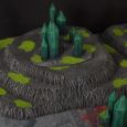 Warhammer 40k terrain necron set hills crystals 4