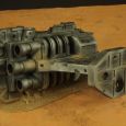 Warhammer 40k terrain wrecked cruiser engines 2